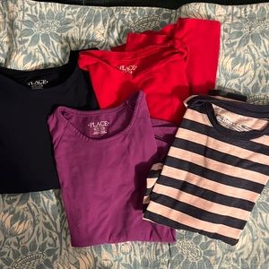 Lot of 4 girls shirts size 7/8